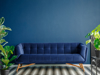 Blue sofa