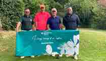 Hendon golf club members and Bobbie Jethwa